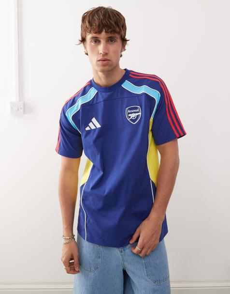 adidas - Voetbal - Arsenal carnaval T-shirt in blauw, geel en rood - view 1