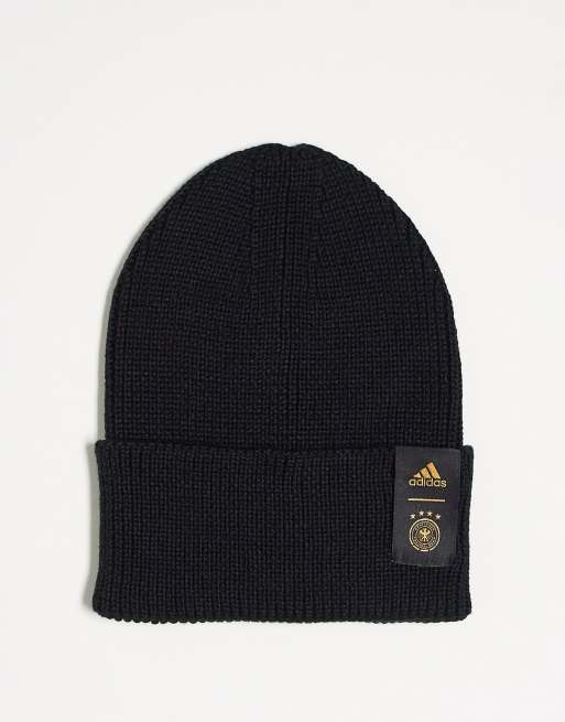 adidas - Voetbal - Germany World Cup 2022 Lifestyler - Beanie in zwart