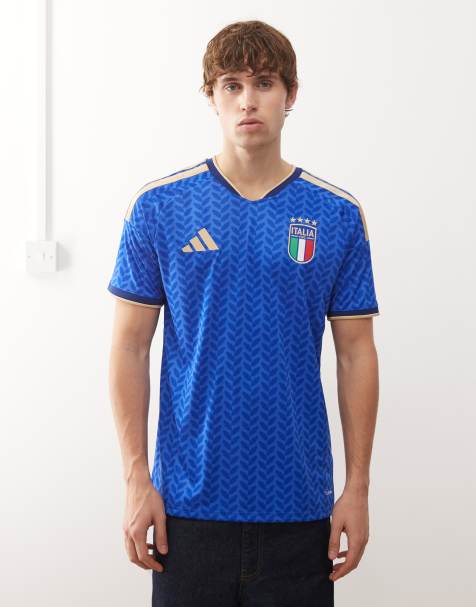 adidas - Voetbal - Italië 2026 WK - Thuisshirt in blauw - view 1