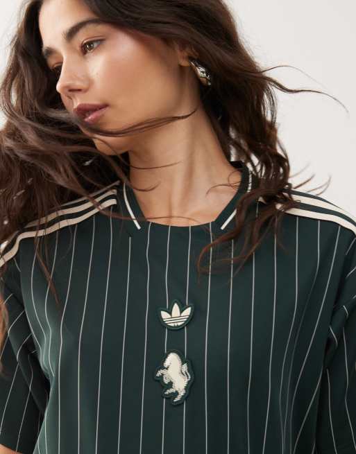 adidas - Voetbal - Juventus - Icon - Shirt in donkergroen en wit, 2 van 4