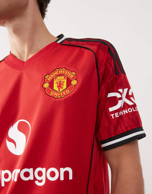 adidas - Voetbal - Manchester United 25/26 - Thuisshirt in rood, 3 van 4