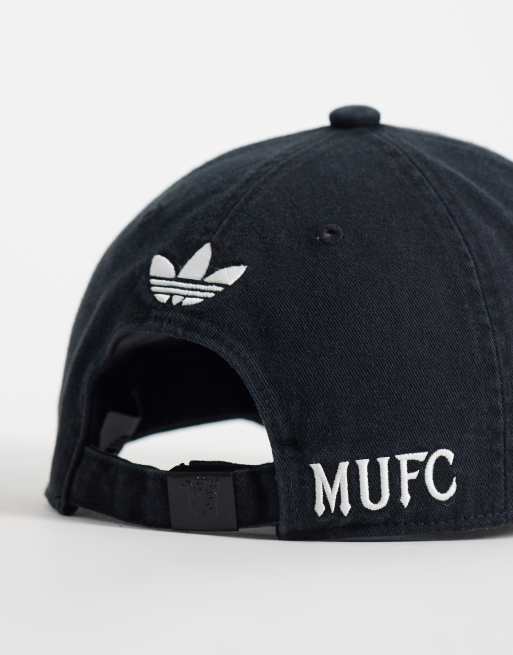 adidas - Voetbal - Manchester United - Baseballpet in zwart, 3 van 3