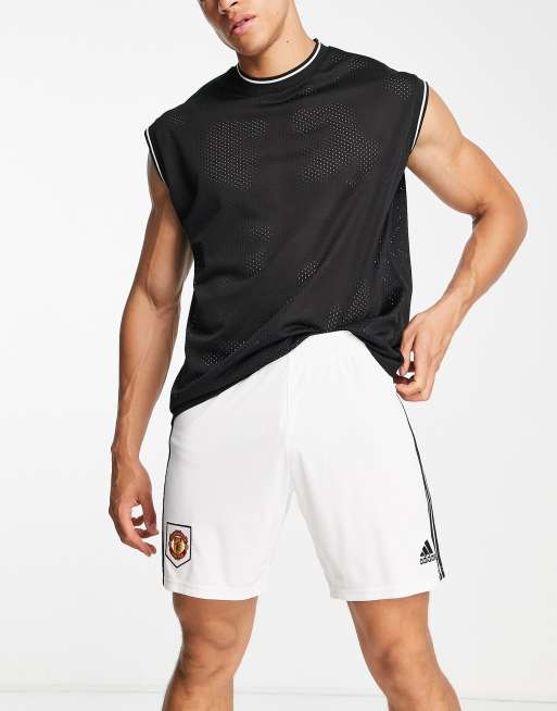 adidas - Voetbal - Manchester United FC 2022/23 - Thuisshort in wit