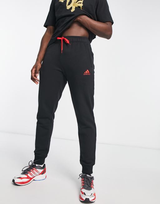 adidas - Voetbal - Manchester United - Joggingbroek in zwart