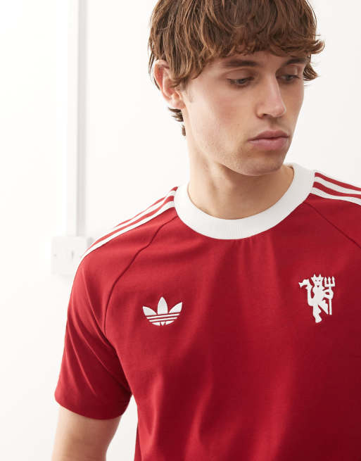 adidas - Voetbal - Manchester United - T-shirt in donkerrood, 5 van 5
