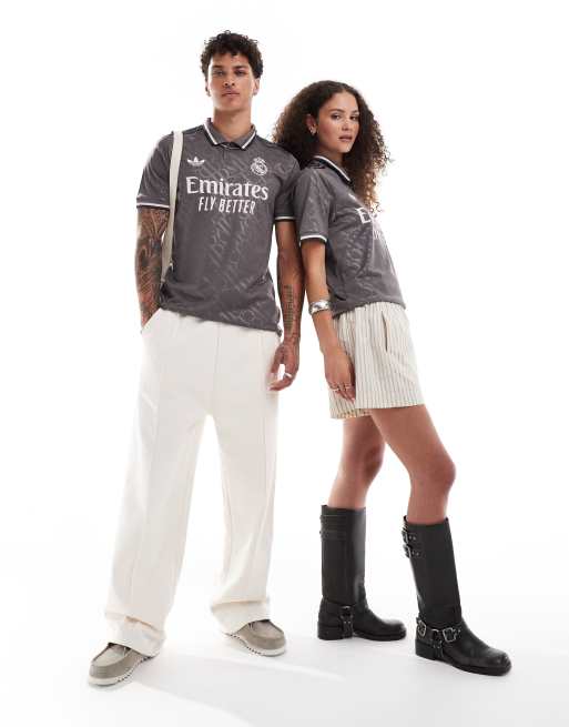 adidas - Voetbal - Real Madrid 24/25 - Voetbalshirt in grijs, 2 van 4