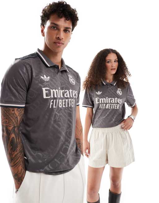 adidas - Voetbal - Real Madrid 24/25 - Voetbalshirt in grijs | ASOS