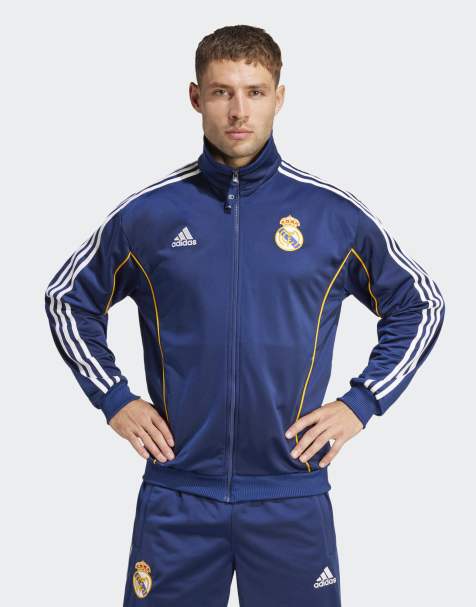 adidas - Voetbal - Real Madrid - 99/00 trainingstop in donkerblauw - view 1