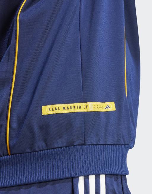adidas - Voetbal - Real Madrid - 99/00 trainingstop in donkerblauw, 4 van 4
