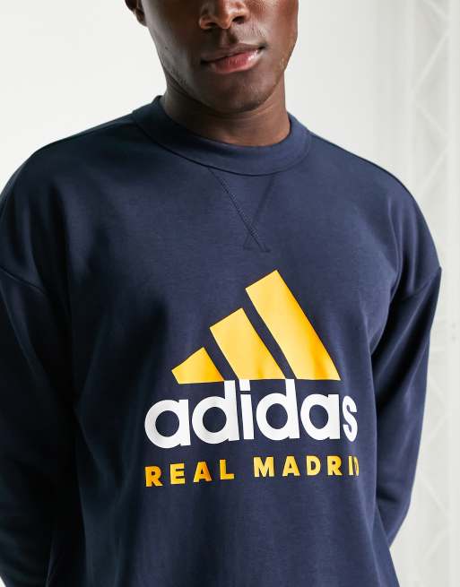 Adidas real hotsell madrid sweatshirt