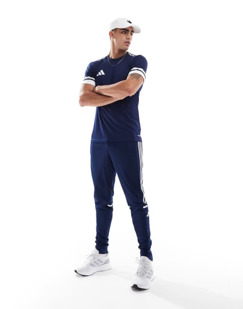 adidas - Voetbal - Squadra 25 - Joggingbroek in marineblauw - view 1