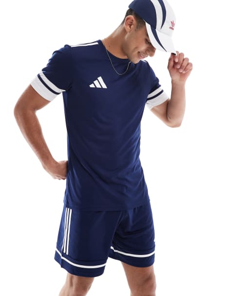 adidas - Voetbal - Squadra 25 - T-shirt in marineblauw - view 1