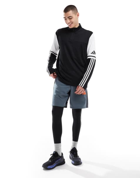 adidas - Voetbal - Squadra 25 - Trainingstop in zwart en wit - view 1