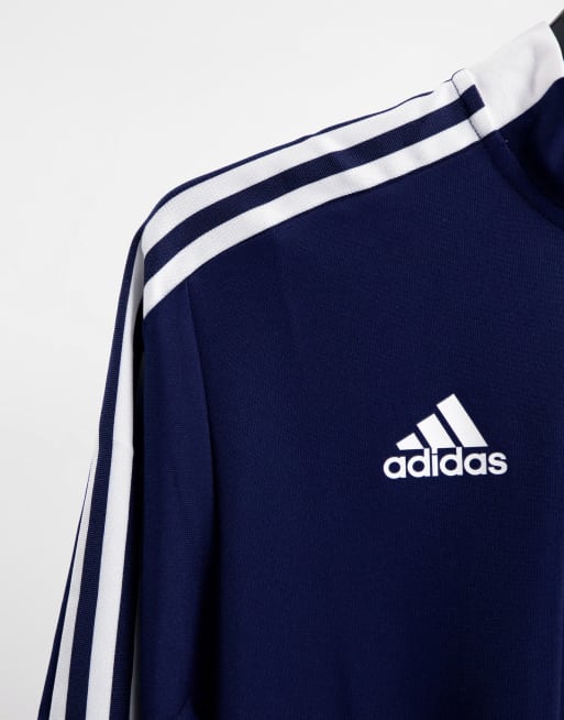 adidas - Voetbal - Tiro 21 - Top met korte rits in marineblauw, 4 van 4