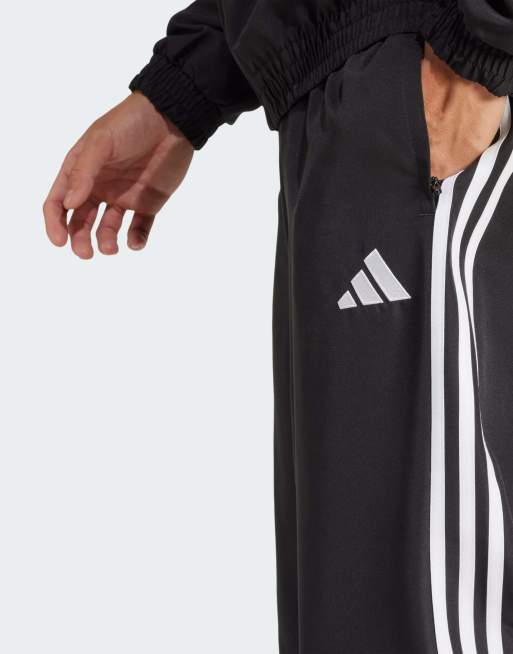 adidas - Voetbal - Tiro 25 Essentials - Geweven 3/4 broek in zwart / wit, 2 van 5