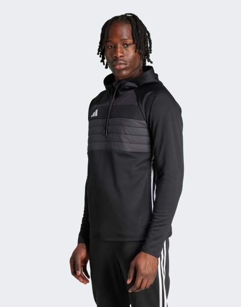 adidas - Voetbal - Tiro 25 - Essentials - Winterbestendige trainingstop in zwart / wit - view 1