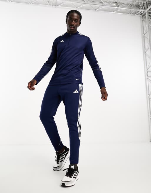 adidas Voetbal Tiro Joggingbroek van trainingspak in marineblauw ASOS