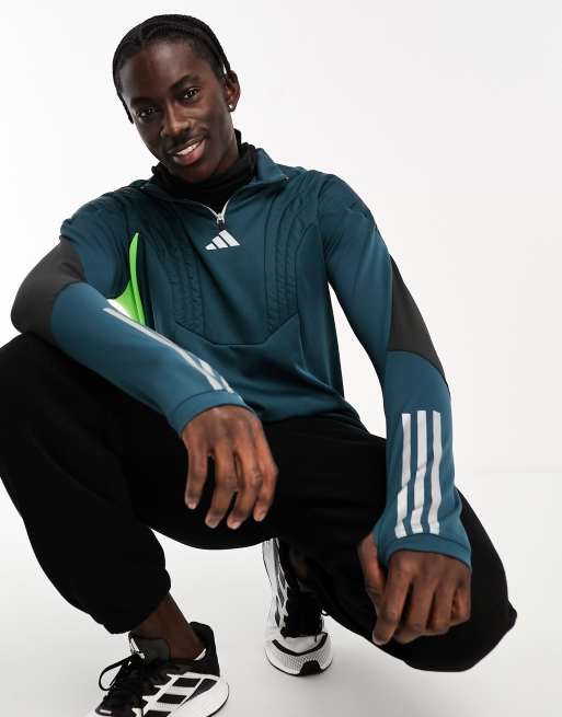 adidas - Voetbal - Tiro - Trainingstop met capuchon in donkerblauw