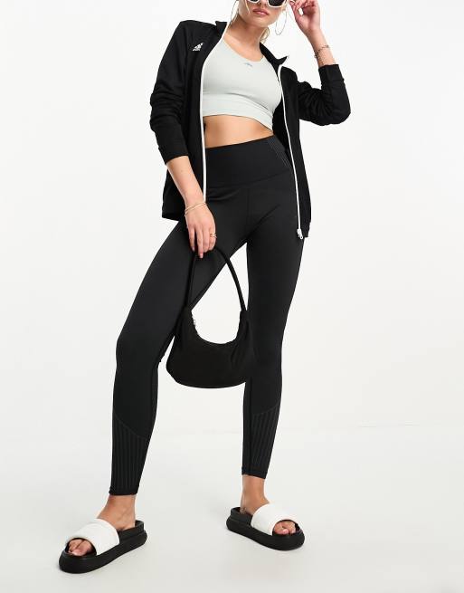 adidas - Training - Gebreide legging in zwart