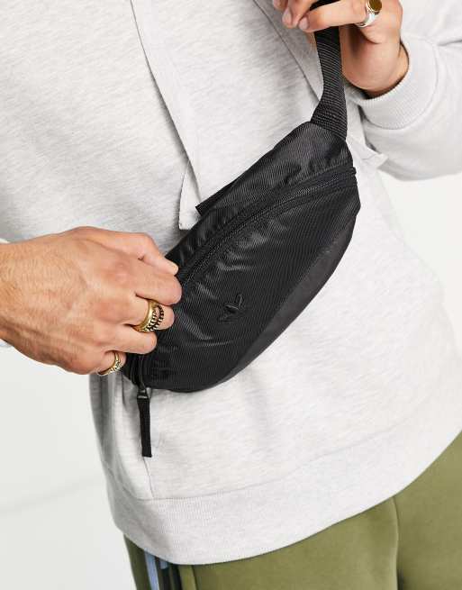 adidas waist bag in black ASOS