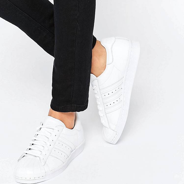 entry theft Gasping adidas White Superstar With Pearl Metal Toe Cap | ASOS