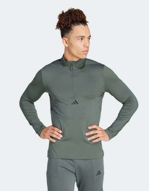 Grey adidas tracksuit discount top