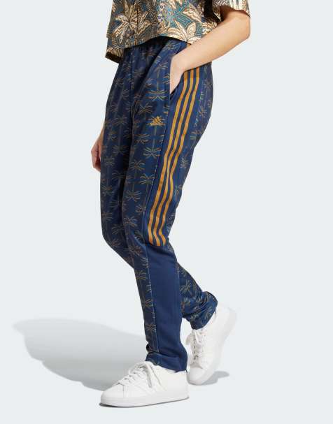 adidas x FARM Rio - Trainingsbroek in donkerblauw - view 1