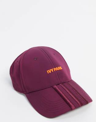 фото Adidas x ivy park backless cap in maroon-серый