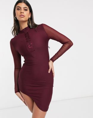 adidas maroon dress