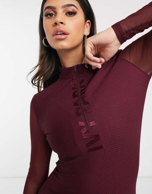 Ivy park dress store burgundy