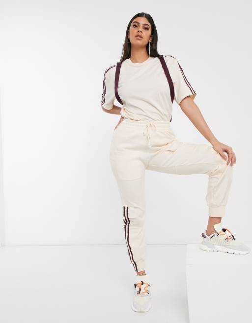 adidas x IVY PARK cargo sweatpants in ecru