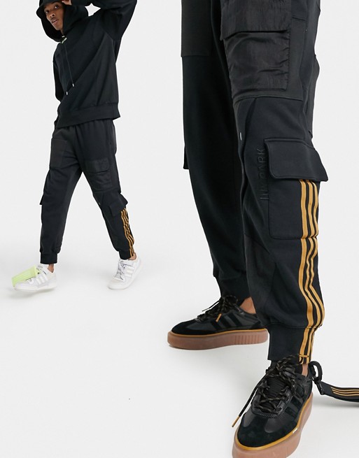 adidas x IVY PARK cargo trousers in black