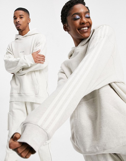 adidas x IVY PARK hoodie in cream melange