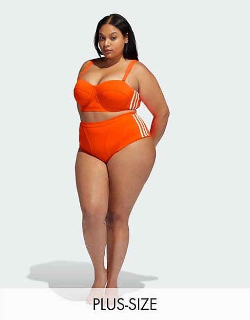 adidas x IVY PARK Plus bikini bottom in orange