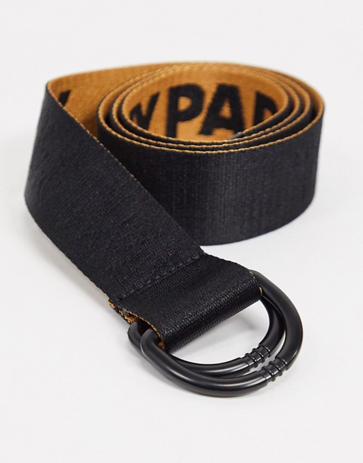 adidas x IVY PARK reversible belt in black and messa