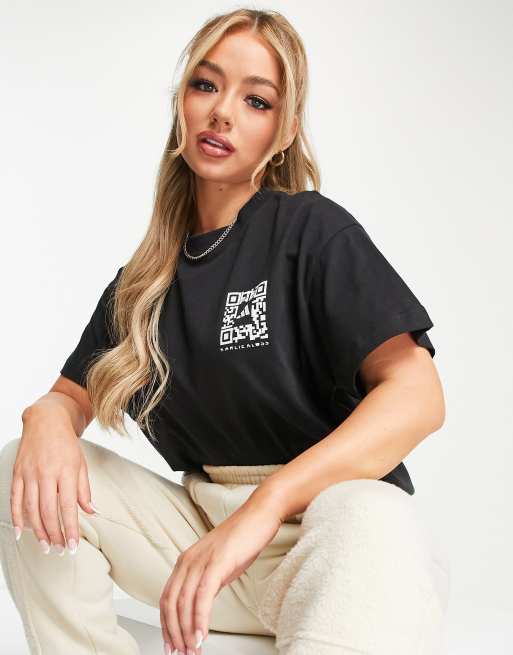 adidas x Karlie Kloss - T-shirt nera a maniche corte