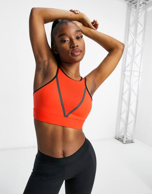 adidas x Karlie Kloss Training strappy bra in red