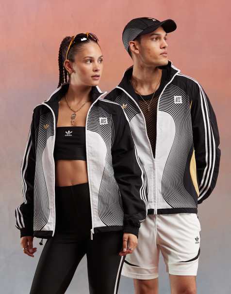 adidas x NTS track top in black - view 1