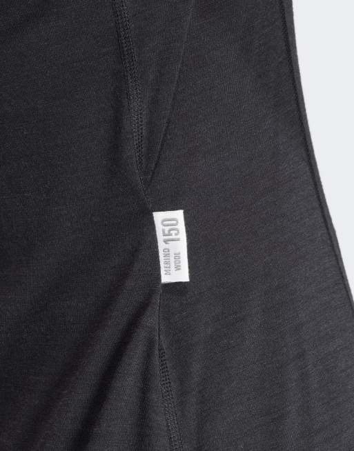 adidas - Xperior Merino 150 - Sort basislags-T-shirt med lange ærmer, 2 af 4