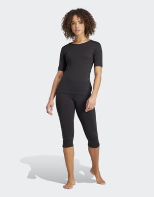 adidas - Xperior merino 200 - 3/4-Baselayer-Leggings in Schwarz