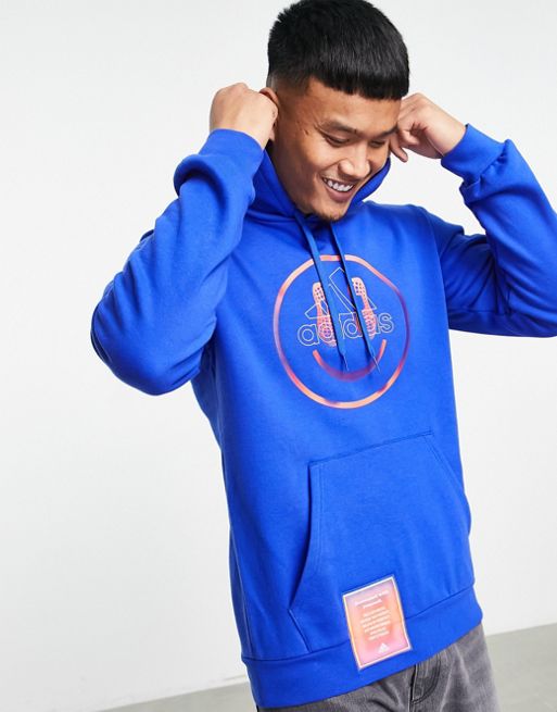 adidas YFM hoodie in blue | ASOS