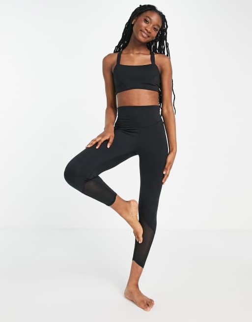 Legging flare preto Soft Move, Leggings desportivos e joggers para mulher