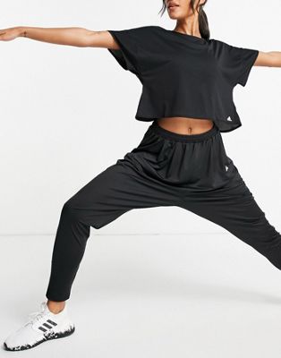 adidas Yoga loose pants in black - ASOS Price Checker