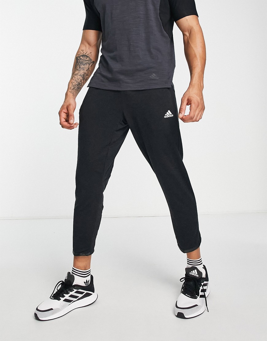 Adidas Originals Adidas Yoga Tapered Sweatpants In Black