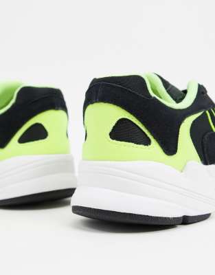 mens black adidas yung 1 trainers