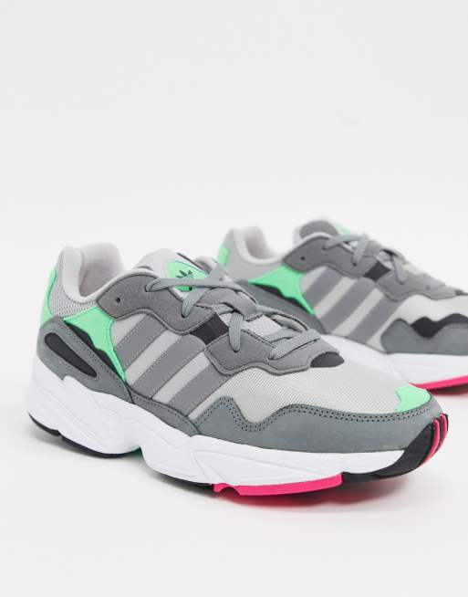 Adidas originals yung-96 sneakers in gray hotsell