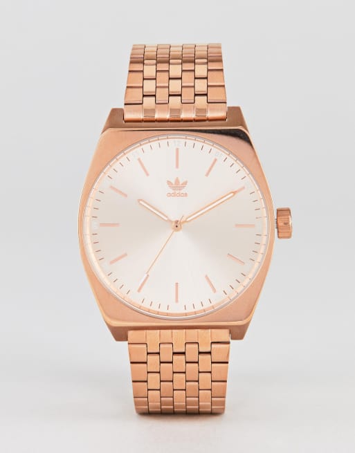 Adidas watch sale rose gold