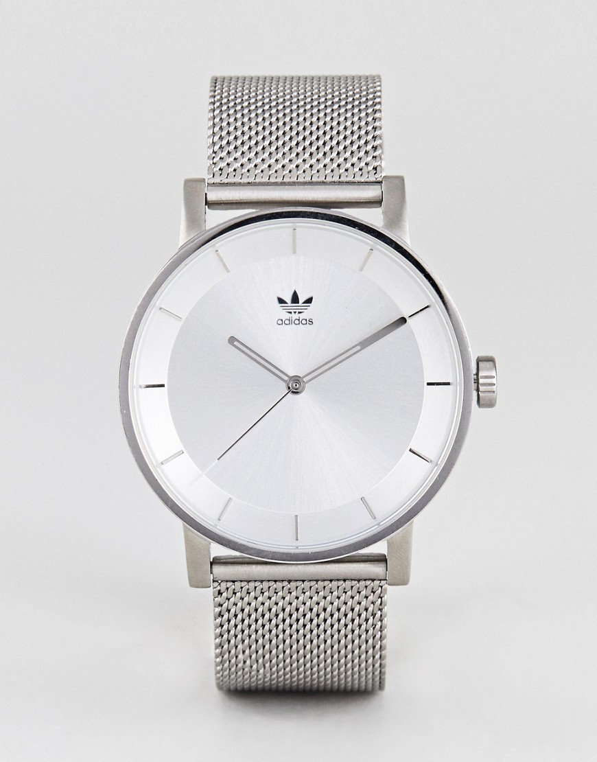 Adidas - Z04 District - Mesh horloge in zilver