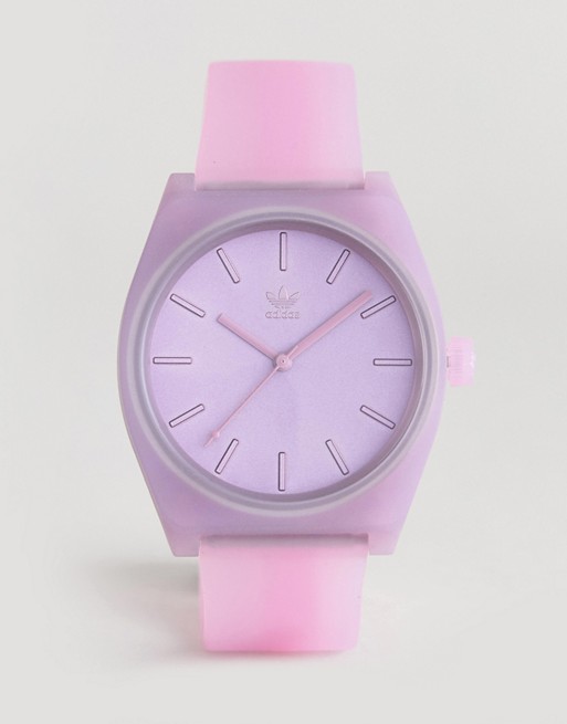 adidas Z10 Process Silicone Watch In Pink