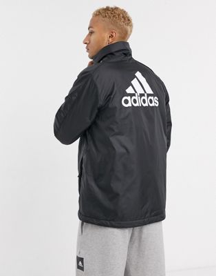 adidas zip thru jacket in black | ASOS